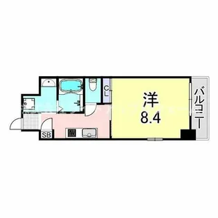 WILLDO浜崎通【4階】の間取り