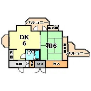 サムティ灘駅前【2階】の間取り