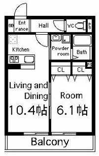 アルカディア舟木町【3階】の間取り