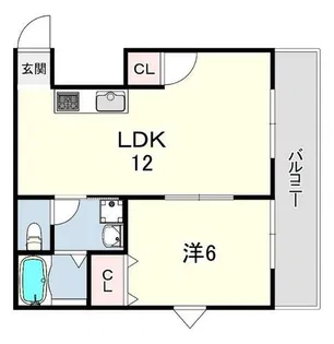 プレージュ本山【5階】の間取り