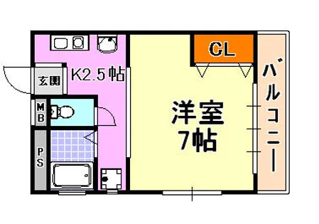 JUN本山【3階】の間取り