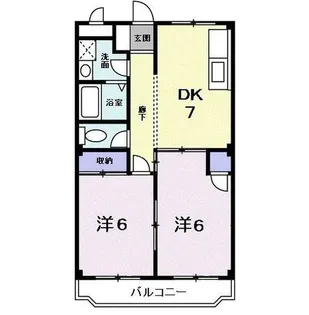 マンション グリンピア【3階】の間取り