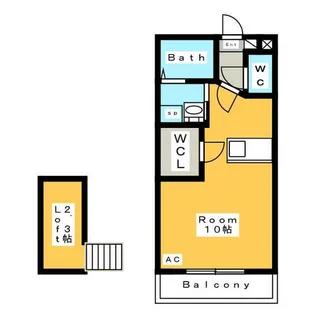 エレガンテ【1階】の間取り