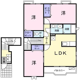 リジエール【1階】の間取り