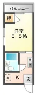 ピュアスモトB棟【2階】の間取り