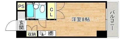 ライオンズマンション今里第3壱番館【9階】の間取り