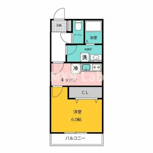 福岡県春日市千歳町3丁目【アパート】の間取り