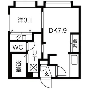 Mtria西麻生【4階】の間取り