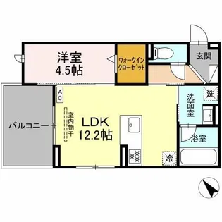 D-avance佐藤一丁目【2階】の間取り