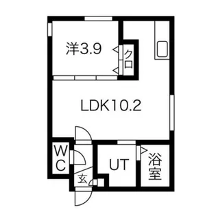 アルテ麻生【1階】の間取り