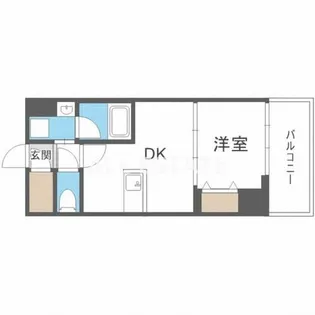 ヴィーナス今里【7階】の間取り