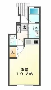 クレシタ神ノ輪【1階】の間取り