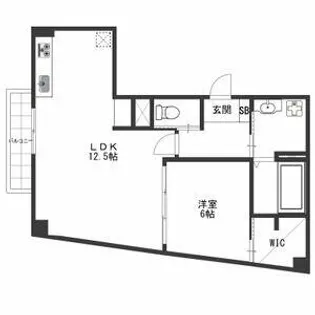 Sugarloaf Park花の木【3階】の間取り
