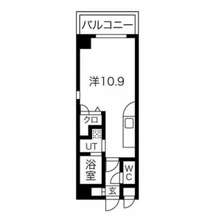 コート新栄【8階】の間取り