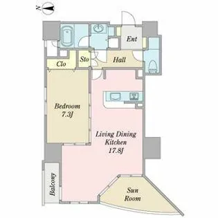 プロシード金山2【7階】の間取り