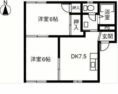 タウニィ知多【202号室】の間取り