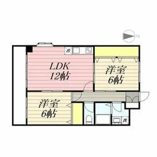グランドール華【3階】の間取り