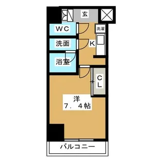 セイワパレス丸の内駅前プレミア【6階】の間取り