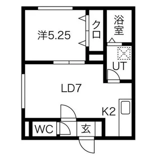 ハピネス宮の沢【4階】の間取り