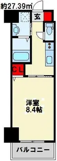 アスティー小町【203号室】の間取り