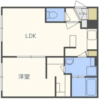 pas a’pas24(パザパ24)【2階】の間取り