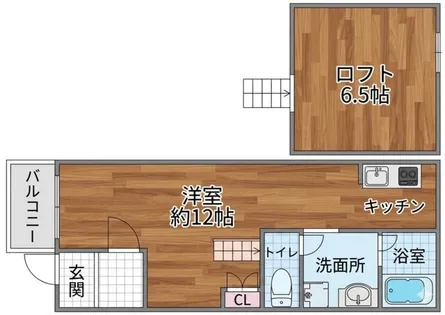 FOREST山崎【310号室】の間取り