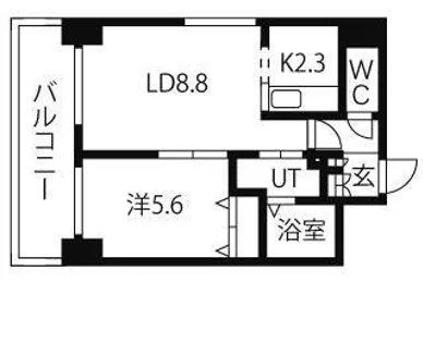 アンブローシア【5階】の間取り