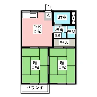 ホームガーデン【2階】の間取り