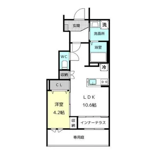 ガジュマル【1階】の間取り