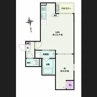 Jack osugi 1【2階】の間取り