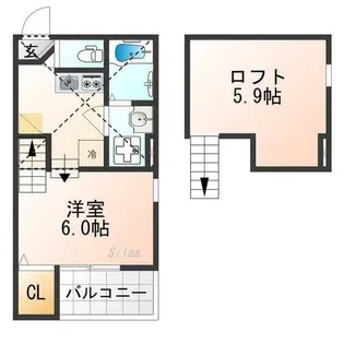 Hale Mahalo【2階】の間取り