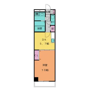 カーサプラシード【4階】の間取り