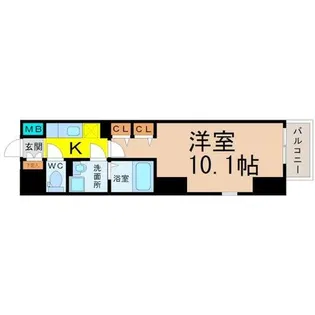 BRIO名南【7階】の間取り