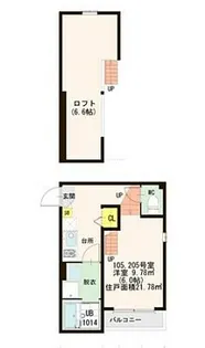 ベルフォーレ【1階】の間取り
