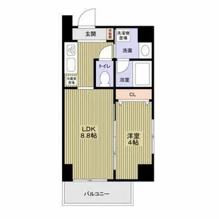 ヴェルレジデンス天満【2階】の間取り