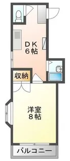 シャルマン大和田Part1【5階】の間取り