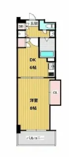 コンソラーレ日本橋【5階】の間取り
