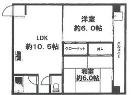 リノGrandBelle姫路【401号室】の間取り