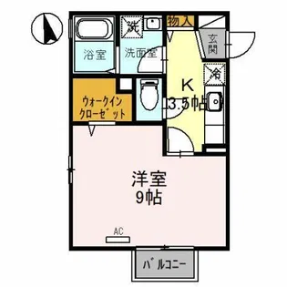 サニーハウス法善寺【2階】の間取り