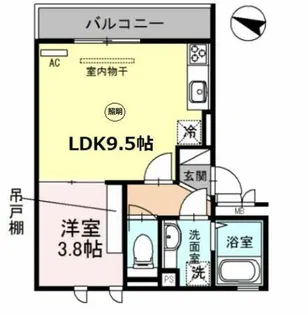 エムズパリオ【3階】の間取り