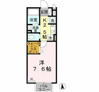 セジュール井原の里 A棟【2階】の間取り