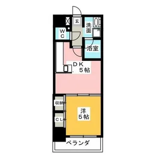 DOMUS21【7階】の間取り