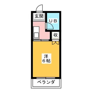 1Kの間取り画像