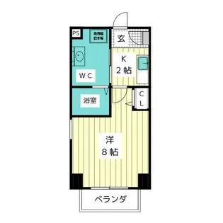 エステムプラザ名古屋・栄プレミアム【5階】の間取り