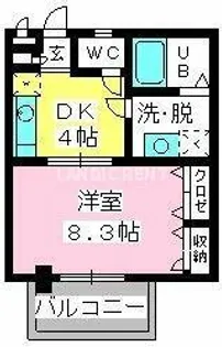 コーポT.N.F【2階】の間取り