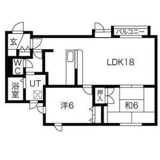 ノースアベニュードリーム【105号室】の間取り