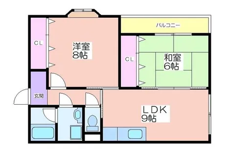 セルヴィ住吉川【501号室】の間取り