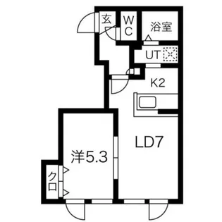 ロイヤルコート【302号室】の間取り
