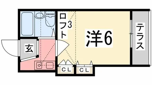 メゾン・T大久保【104号室】の間取り