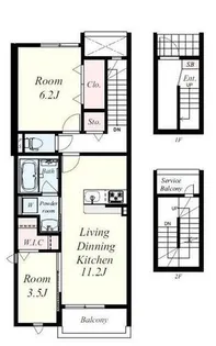 RF-Village【1階】の間取り